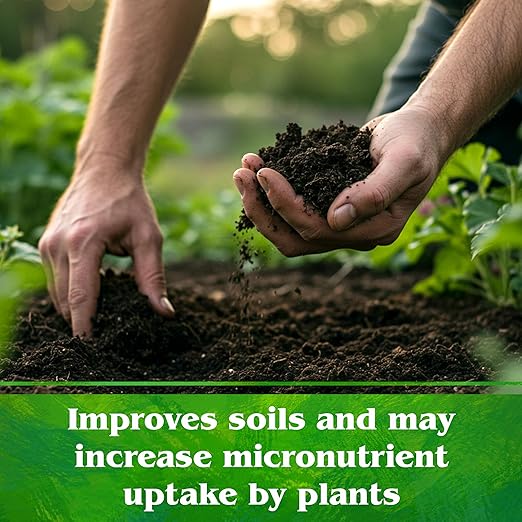 Down To Earth All Natural Fertilizers Organic Granular Humic Acids - Soil Amendment Adds Carbon Increases Nutrient Uptake 5 lb