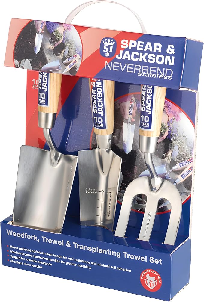 Spear &amp Jackson 3056GS Neverbend Stainless 3 Piece Gift Set