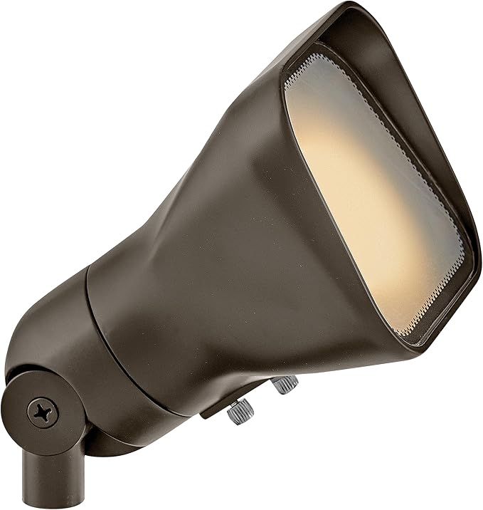 Hinkley Accent 120V GU10 Flood Light Frosted Glass Transitional Aluminum Bronze Finish