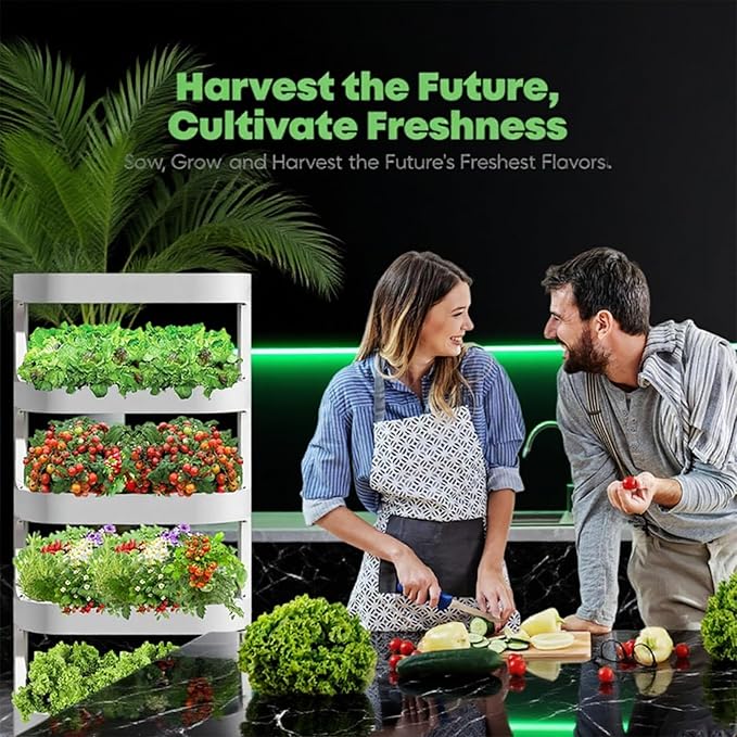 Hydroponic Cultivation System with Remote Control hydroponic Cultivation System Vertical Indoor Garden kit for efficient for Garden Lovers at Home
