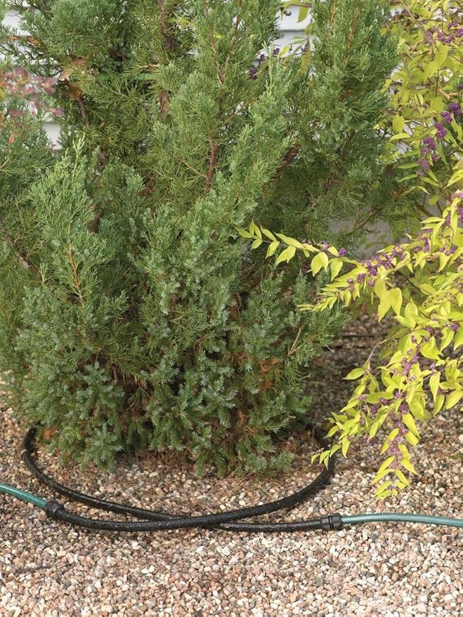 Gardener's Supply Company Landscape Watering Snip-n-Drip Soaker System | Outdoor Watering Sprinklers for Yard Garden Soaker System | Self Watering Planters Drip Sprinkler Set