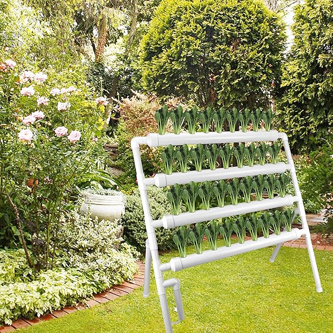 Hydroponic System Hydroponic Growth Kitpvc Pipe Can Grow Vegetables Flowers Fruits