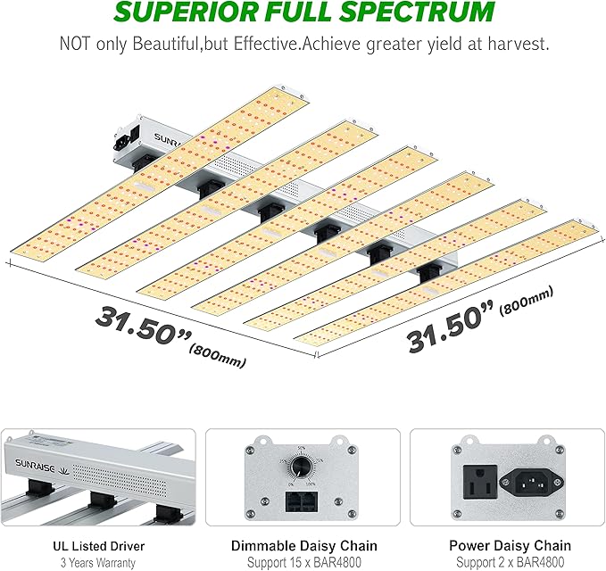 BAR4800 LED Grow Light Set