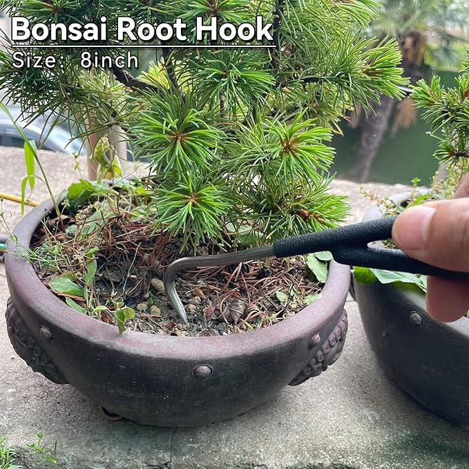 6-Piece Bonsai Tool SetConcave CutterKnob CutterJin PliersWire CutterBonsai Scissors Root Hook
