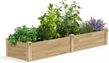 Greenes Fence Premium Cedar Raised Garden Bed 2' x 8' x 14 (3/4 Thick) - Made in USA with North American Cedar