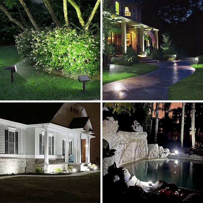 WELALO Solar Spot Lights Outdoor 16 Pack