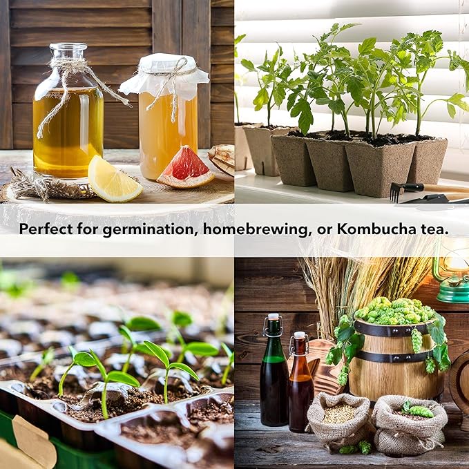 BN-LINK Seedling Heat Mat Warm Hydroponic Heating Pad Waterproof 20 x 20.75 for Seed Starting Greenhouse and Germination 2 Pack
