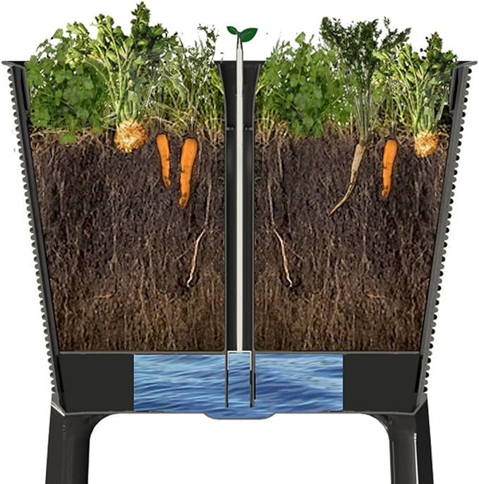 Keter Easy Growing Garden Raised Garden Bed Elevated Vegetable Planter - Anthracite