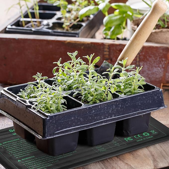 Seedling Heat Mat 4 Pack MET Certified Heating Mat for Plants Grow Seed Starting Greenhouse Waterproof Durable Germination Warm Hydroponic Heating Pad