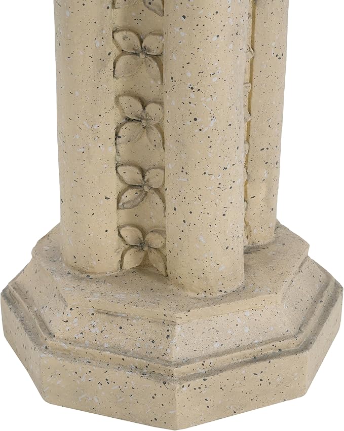 Pedestal Column Plant Stand 23.25 Inch Indoor and Outdoor