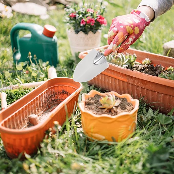 11pcs Stainless Steel Weeding Shovel and Rake Garden Planting Tool Set with Plastic Handles for Home Vegetable and Flower Gardening Outdoor Use