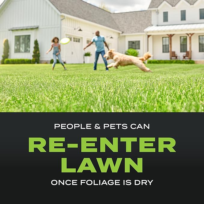 Scotts Turf Builder Triple Action for Moss Control - Moss Killer and Lawn Fertilizer Lawn Care Covers Up to 4000 sq. ft. 20 lb.