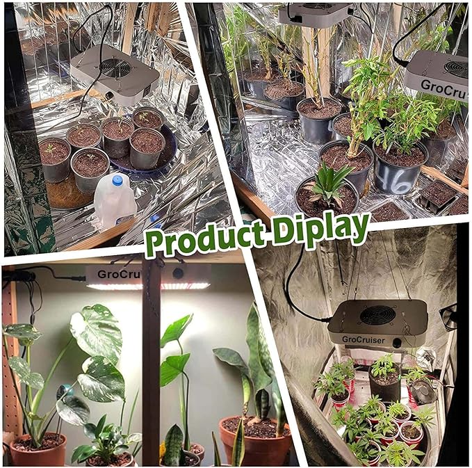 2000W Dimmable LED Grow Light 3x3 2x4ft Grow Tent Light with 1176PCS LEDs UV-IR Included Full Spectrum Plant Growing Lamps for Indoor Plants Seeding Veg Flower with Daisy Chain
