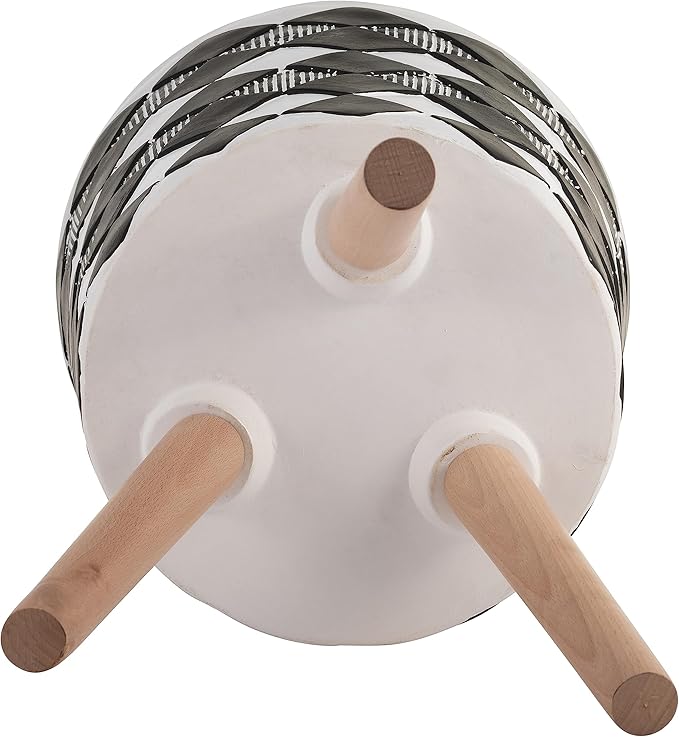 S2 1012 Diamond Planter W Wood Legs Black(KD)
