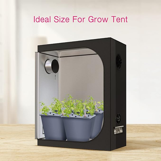 4 Hydroponic Buckets Kit for Plants Hydroponics Growing System for Herbs/Tomato/Vegetables DWC System with Air Pump &amp Germination Tray (Complete Indoor Hydroponic Gardening Supplies)
