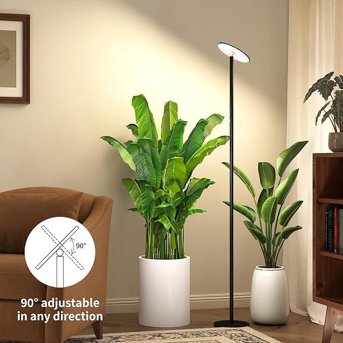 chiphy Grow Lights Full Spectrum Plant Light for Indoor Plants 40W 10 Dimmable Brightness 69 Heights Adjustable Compatible with Smart Plug Ideal for Large Tall Plants