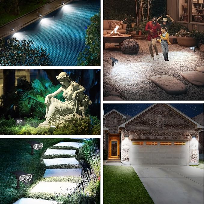 Linkind StarRay +StarRayS Solar Lights Solar Spot Lights Cool White 12 Pack