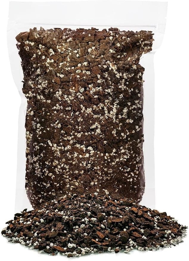 Gardenera Monstera Adansonii Planting Mix: Maximize Aeration Drainage &amp Nutrient Holding Capacity - 5 Quart Bag