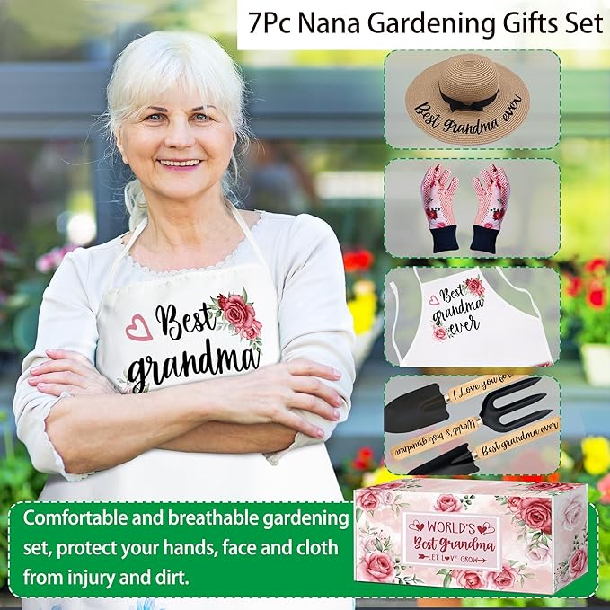 Grandma Garden Tool Set Gifts for Grandma Women Garden Tool Set Outdoor Horticulture Starter