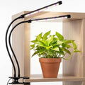 Bloom Lume LED Grow Lights for Indoor Plants Full Spectrum - Features Multi Mode Color Spectrums Dimmable Auto Timer Clip on Goosneck Plant Lamp