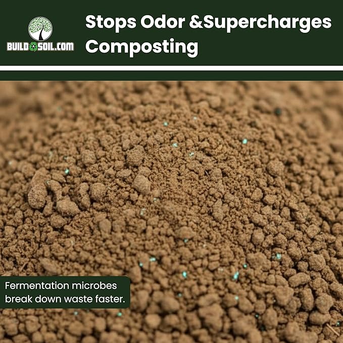 BuildASoil Kashi Gold Bokashi Compost Starter 2 lbs. Organic Compost Activator with EM-1 Effective Microorganisms Fermentation Bacteria for Composting &amp Gardening Premium Bokashi Bran Soil Enhan