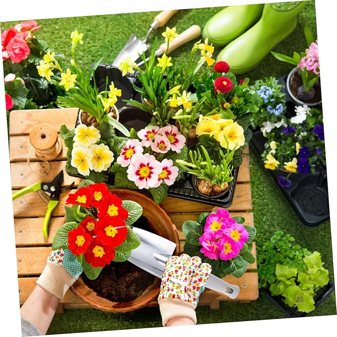 Aluminum Alloy Garden Tool Set with Storage Pouch Lightweight Durable Hand Tools for Planting and Soil Loosening Ergonomic Design for Easy Use for Gardening Enthusiasts