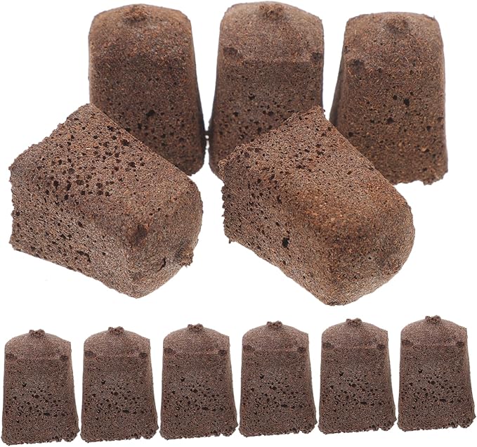 BESPORTBLE 160pcs Grow Cubes Soilless Starter Plugs for Hydroponics Compressed Planting Blocks Nutrients for Propagation and Garden Supplies Lightweight Air-Permeable Efficient Water Drainage