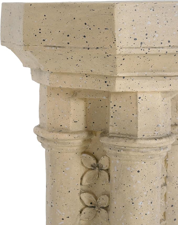 Pedestal Column Plant Stand 23.25 Inch Indoor and Outdoor