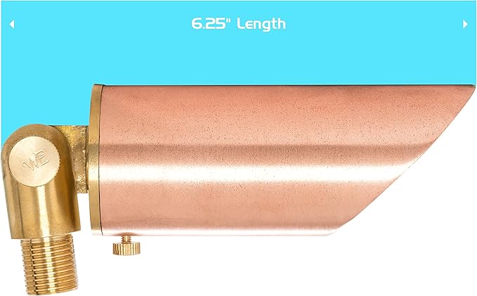 Westgate Lighting LED Directional Landscape Light - Solid Copper Spotlights with Natural Finish - 12V - All Accessories Included