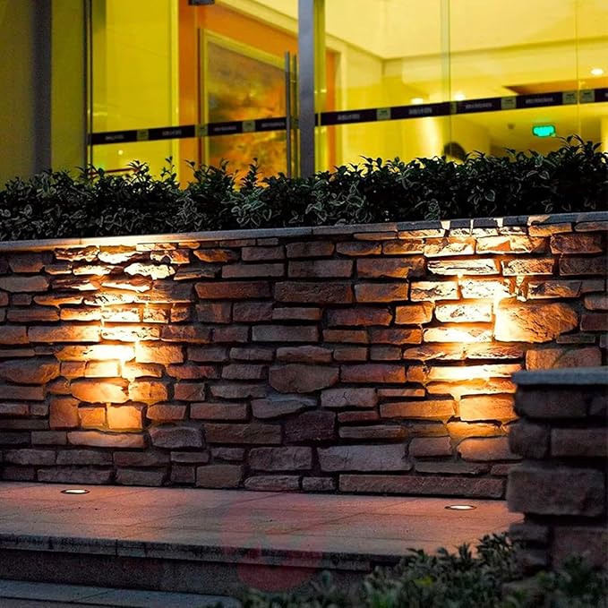 Ground Landscape Lights - Outdoor Buried Lights AC85-265V Outdoor Recessed Spot Light IP66 Waterproof Underground Light LED for Garden Pathway Patio Step Deck(Green36W)
