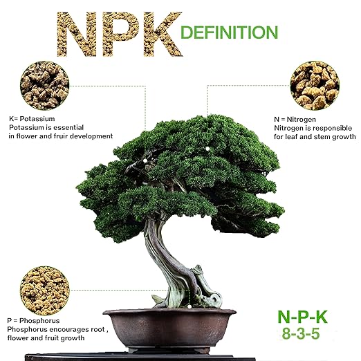Organic Bonsai Fertilizer by The Bonsai Supply – 3Lbs | Quick Results | Micro Nutrients for Vital Bonsai Health.