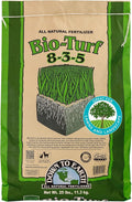 Down To Earth All Natural Fertilizers Organic Bio-Turf Lawn Food for Grass Landscape and Ornamentals - Works with Lawn Spreaders 8-3-5 25 Lb