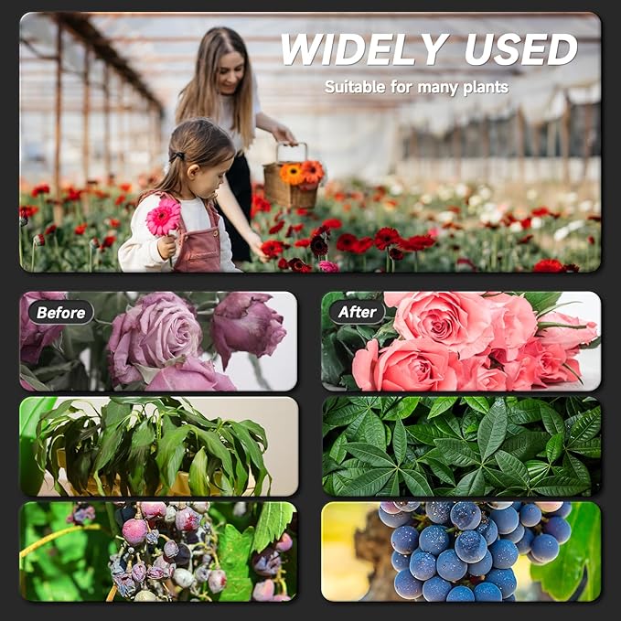 A1000 LED Grow Light Full Spectrum2024 Upgraded Dual Chip LED Full Spectrum Plant Grow Light Plant Grow Light with Veg &amp Bloom Switch for Hydroponic Indoor Plants Veg and Flower Growing