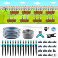 98FT Drip Irrigation System Kit with Quick-Connect Design Automatic Drip Irrigation Kits with Adjustable Nozzles Durable Hoses for Outdoor Plant Watering in Garden Greenhouse Patios
