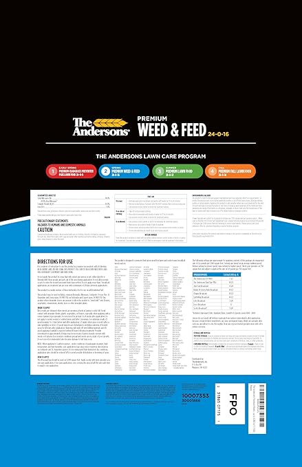 The Andersons Lawn Program | Full Season Fertilizer Program | Covers up to 5000 sq ft