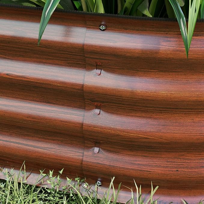 Galvanized Raised Garden Bed Kit - Growing Flowers Herbs &amp Vegetables