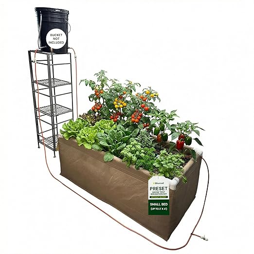 Grow Tent Irrigation Preset Blumat Kit for Small Bed (up to 2' x 4')
