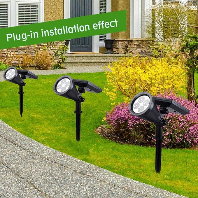 Decoration Solar Outdoor Wall Lamp Lawn Waterproof and Moisture-Proof Lawn Spotlights Can Be Used for Park Street Lights Landscape Lights Garden Wall Lights