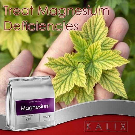KALIX Magnesium Sulfate Fertilizer | 100% Water-Soluble Epsom Salt | High-Purity MgSO₄ for Plants Lawns and Gardens | for Hydroponics Soil Drip Systems and Foliar Spray