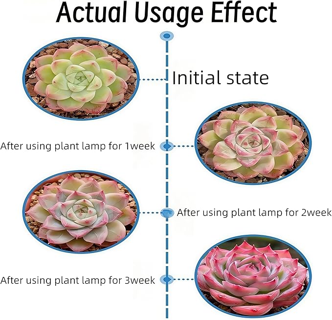 Plant Grow Lights for Indoor Plants Growing 3/9/12h Timer &amp 9 Dimmable Levels Full Spectrum LED Red Blue Light Plant Grow Lamp for Home Greenhouse Adjustable Tripod Stand Max 2.2M