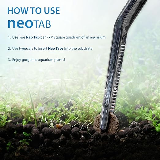 Neo Tabs - Aquarium Plant Fertilizer Root Tabs - Long-Lasting Slow-Release Root Fertilizer for Freshwater &amp Saltwater Aquatic Plants Safe for Fish &amp Shrimp &amp Snails - Tab St.Long 20 Tabs