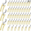 50 Pcs Garden Shears Garden Scissors Trimming Plant Clippers Flower Cutters for Stems Floral Snips Floral Tools Pruners for Flower for Yard Orchard Cutting Bushes Fruit Picking Tree Bonsai