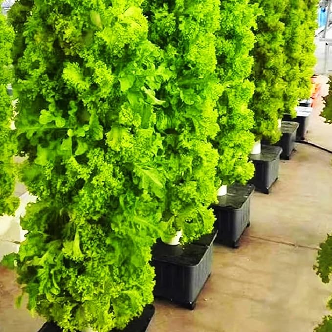 Vertical Planting Box Smart Vertical Garden Planter 45-Holes Plant Tower with Timer and Water Pump for Indoor Vegetables &amp Fruits