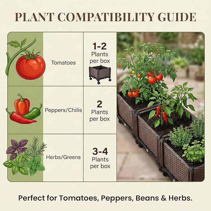 1 Pack Self Watering Tomato Planter Box with Trellis 64 Inch Raised Garden Bed with Trellis - Planter Box for Climbing Plants Tomato Pot for Vegetables Vine Flowers Indoor Outdoor Patio