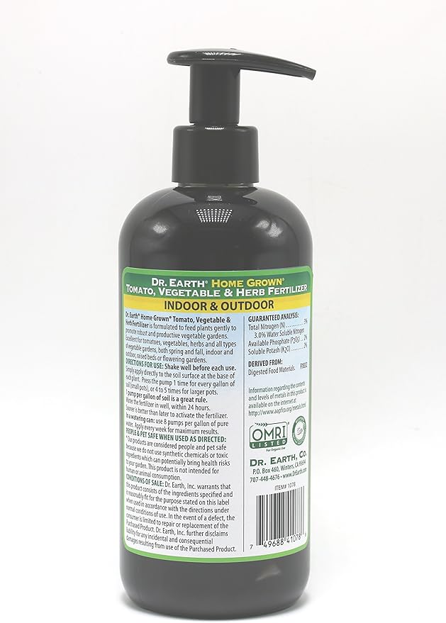 Pump &amp Grow Home Grown Tomato Vegetable &amp Herb Fertilizer 16 oz