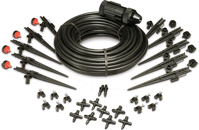 Rain Bird PATIOKIT Drip Irrigation Patio Watering Kit Connects to Faucet 1/4 Drip Tubing