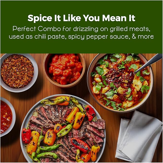 Ultimate Super‑Hot Combo Pack – Carolina Reaper Red &amp White Ghost Pepper Moruga Scorpion Red Scotch Bonnet Peter Pepper Fresno Burkina Yellow – 125 Non‑GMO Seeds – Intense Heat Kit