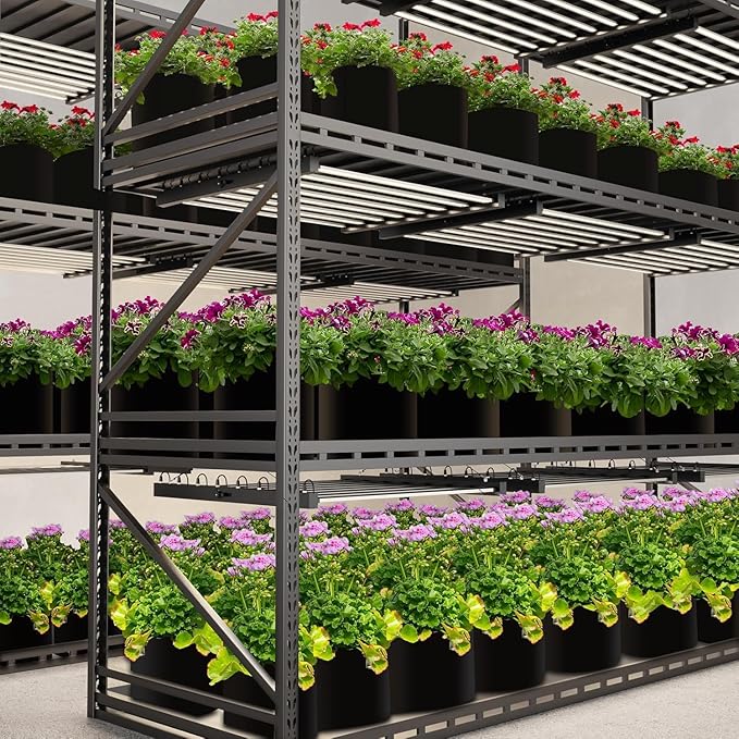 800W LED Grow Light Dimmable Daisy Chain Plant Grow Lamp with 8 Light Bar for Indoor Plant Growth 6 * 6 Ft Coverage