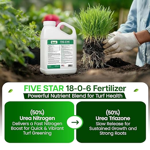 18-0-6 Liquid Fertilizer for Plant Health &amp Quick Green-Up - 50% SRN 6% Potassium Thiosulfate (KTS) with Micronutrients (Iron Manganese Copper Zinc) for Dry Conditions - 1 Gallon