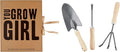 Santa Barbara Design Studio Garden Tool Set - Gift Boxed Steel Spade Cultivator &amp Weeder Gardening Essentials 3-Pieces You Grow Girl